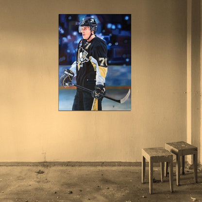 Evgeni Malkin Painting Art Hockey Sport Wall Art Print Poster