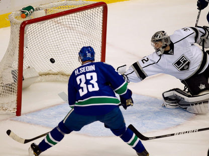 Henrik Sedin Goal Hockey Sport Wall Art Print Poster