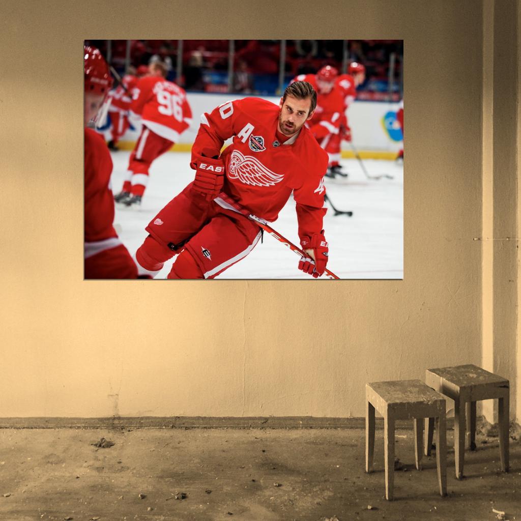 Henrik Zetterberg Hockey Sport Wall Art Print Poster