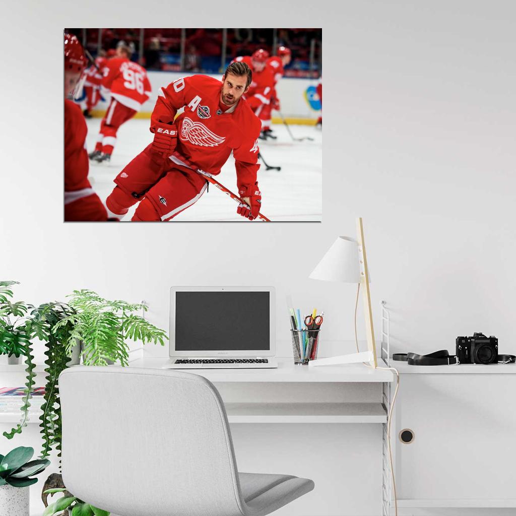 Henrik Zetterberg Hockey Sport Wall Art Print Poster