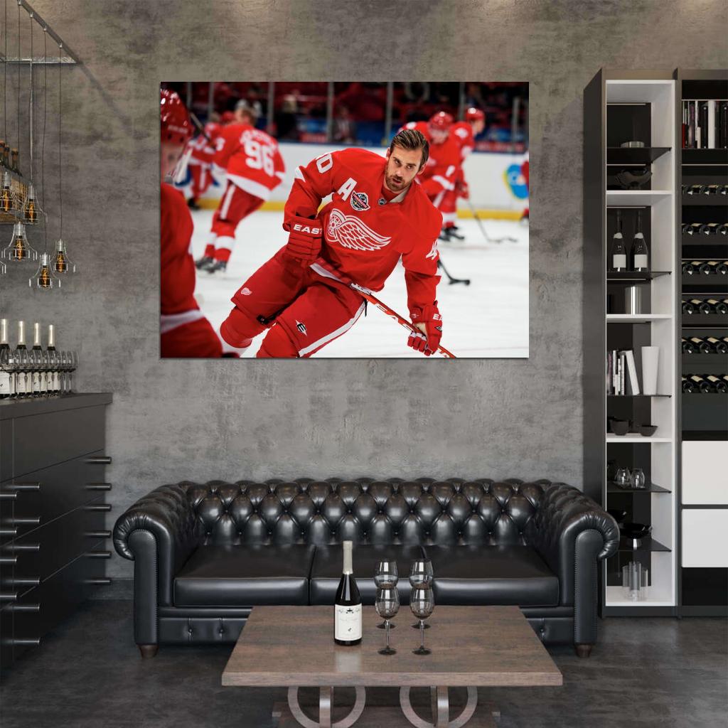 Henrik Zetterberg Hockey Sport Wall Art Print Poster