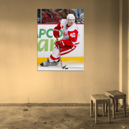 Henrik Zetterberg Hockey Sport Wall Art Print Poster