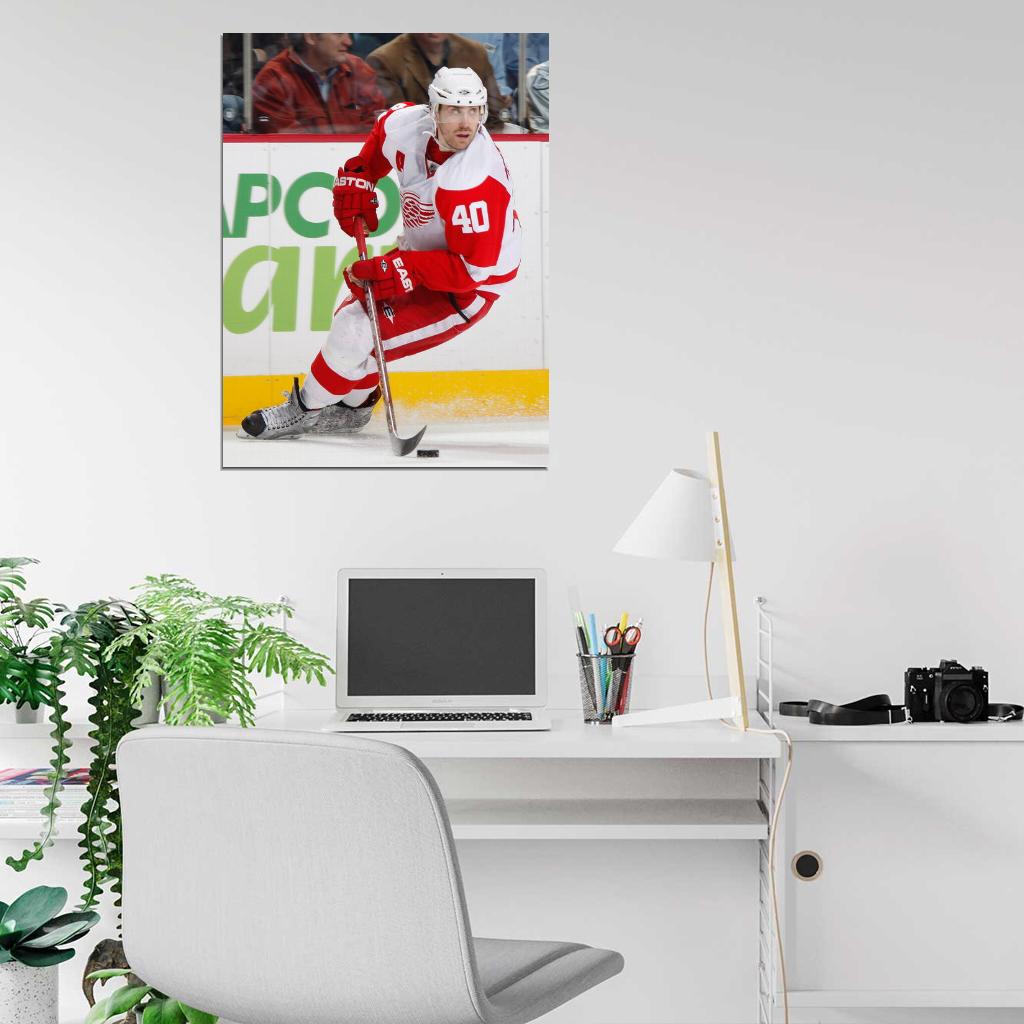 Henrik Zetterberg Hockey Sport Wall Art Print Poster