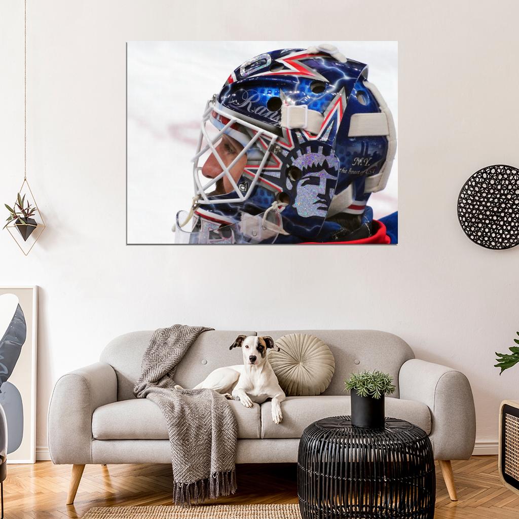 Henrik Lundqvist Hockey Sport Wall Art Print Poster