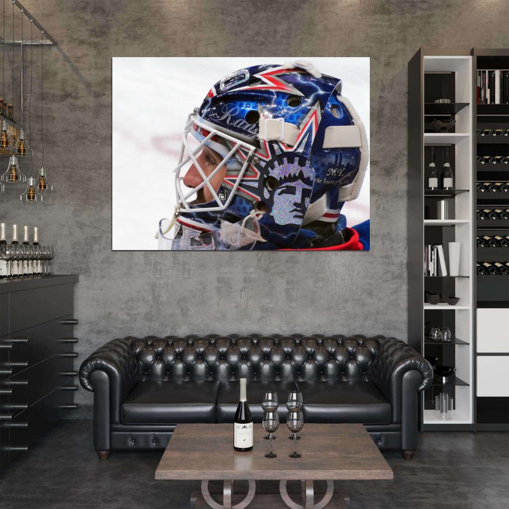 Henrik Lundqvist Hockey Sport Wall Art Print Poster