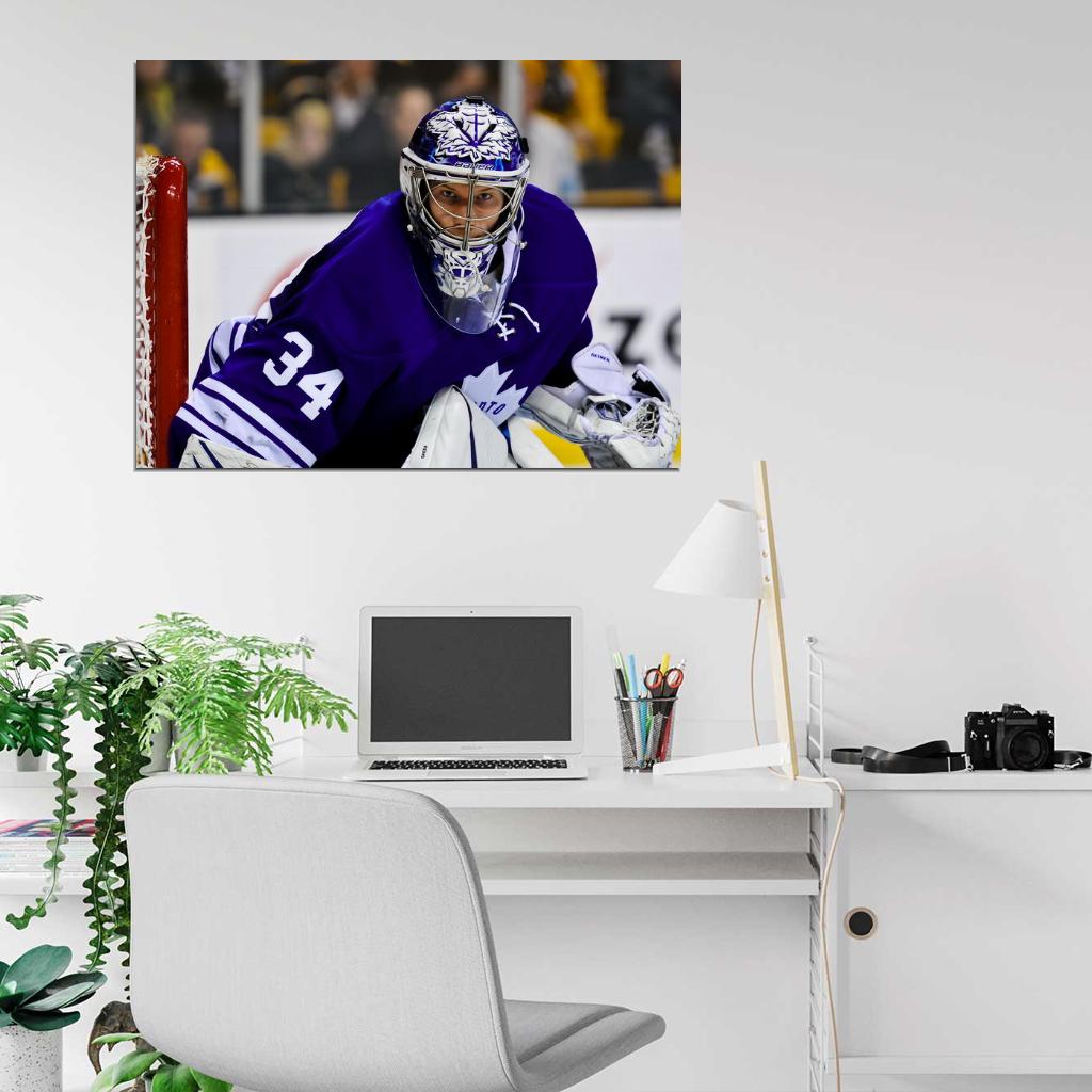 James Reimer Hockey Sport Wall Art Print Poster