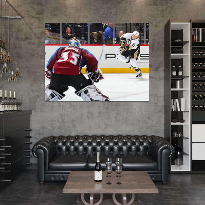 Jean Sebastien Giguere Goaltender Hockey Sport Wall Art Print Poster