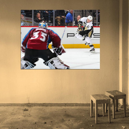 Jean Sebastien Giguere Goaltender Hockey Sport Wall Art Print Poster
