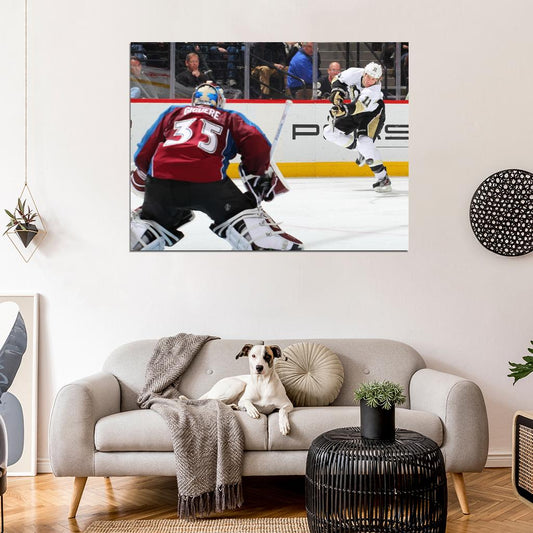 Jean Sebastien Giguere Goaltender Hockey Sport Wall Art Print Poster