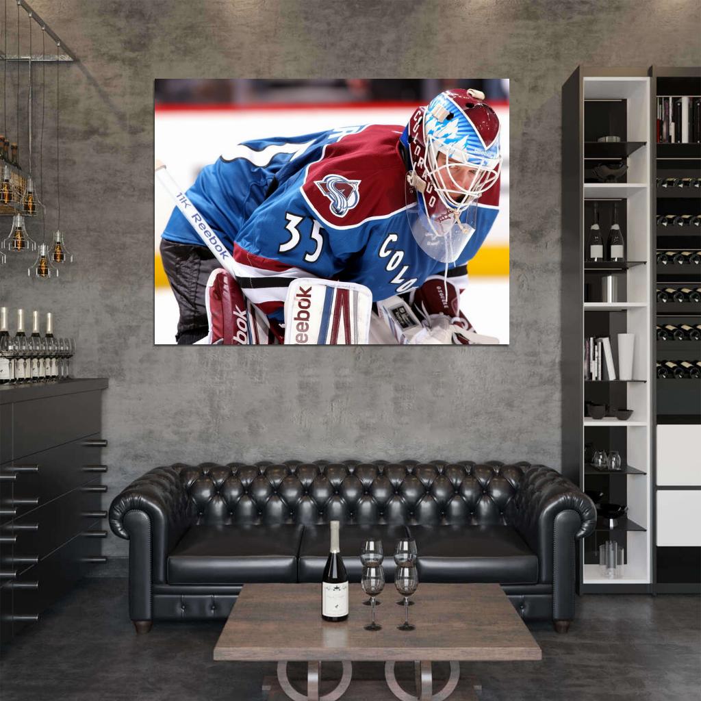 Jean Sebastien Giguere Goaltender Hockey Sport Wall Art Print Poster