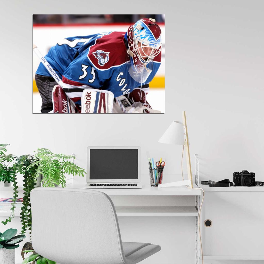 Jean Sebastien Giguere Goaltender Hockey Sport Wall Art Print Poster