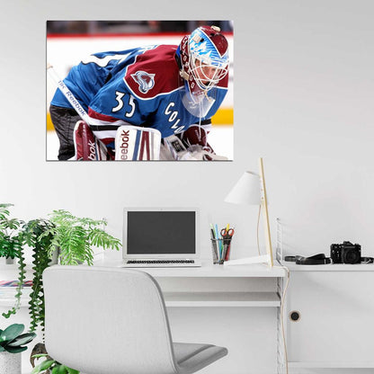 Jean Sebastien Giguere Goaltender Hockey Sport Wall Art Print Poster