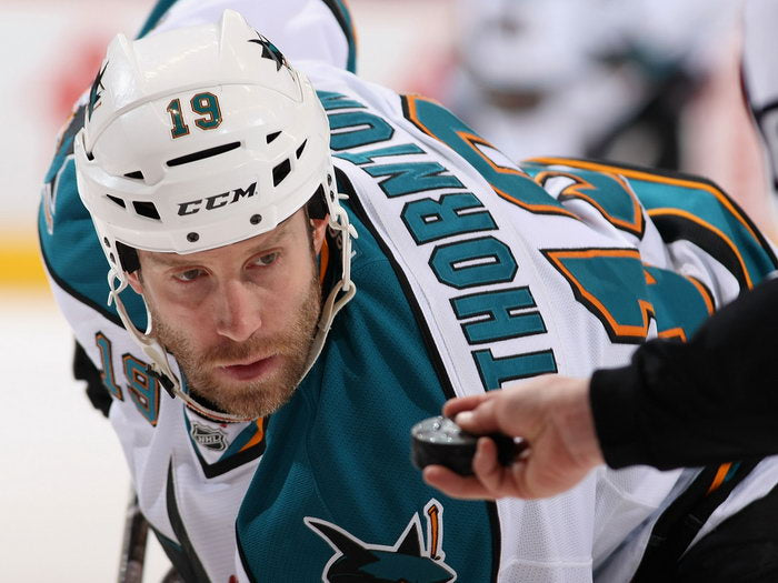 Joe Thornton Hockey Sport Wall Art Print Poster