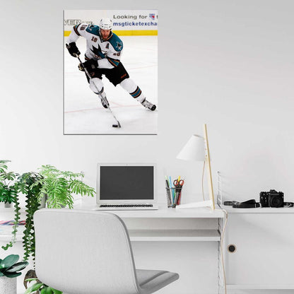Joe Thornton Hockey Sport Wall Art Print Poster