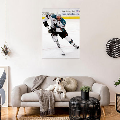Joe Thornton Hockey Sport Wall Art Print Poster