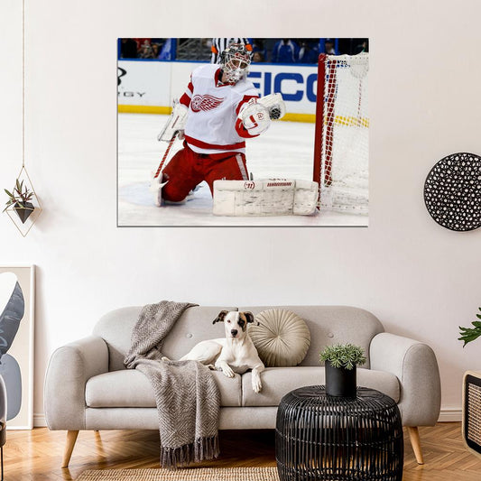Jonas Gustavsson Goaltender Hockey Sport Wall Art Print Poster