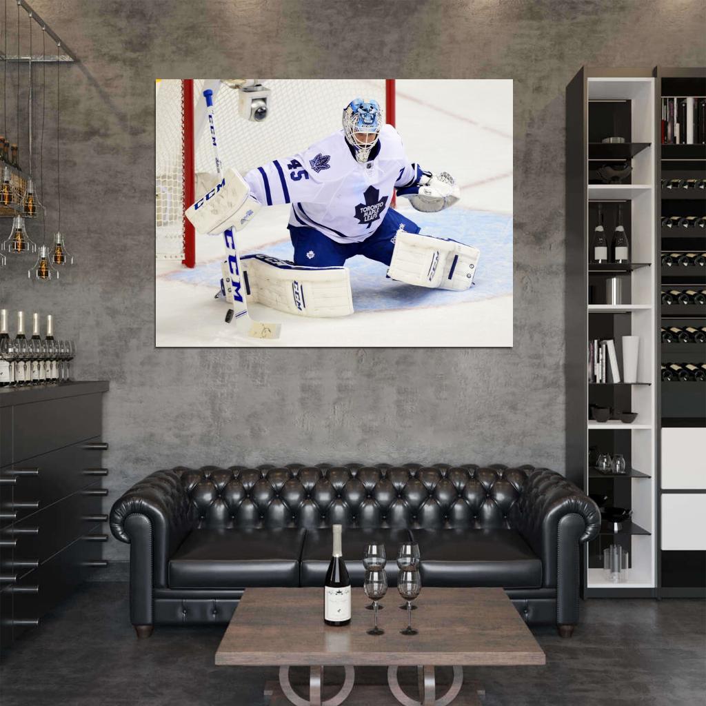 Jonathan Bernier Goaltender Hockey Sport Wall Art Print Poster