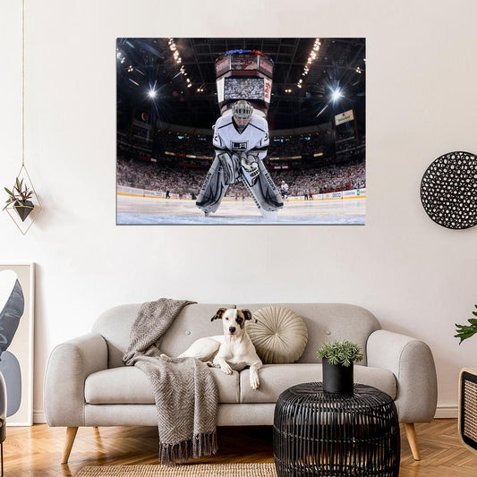 Jonathan Quick Goaltender Hockey Sport Wall Art Print Poster