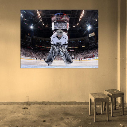 Jonathan Quick Goaltender Hockey Sport Wall Art Print Poster