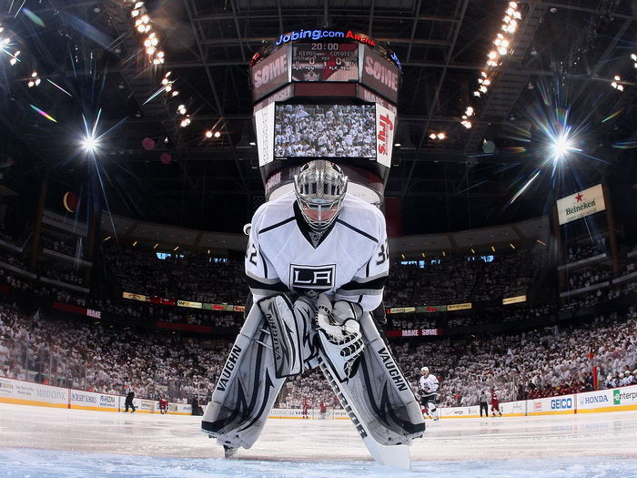 Jonathan Quick Goaltender Hockey Sport Wall Art Print Poster