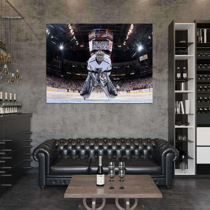 Jonathan Quick Goaltender Hockey Sport Wall Art Print Poster