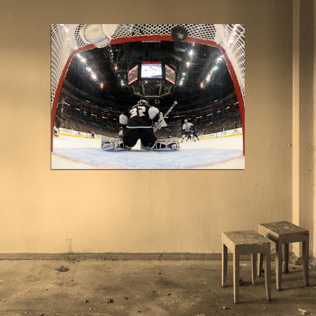 Jonathan Quick Goaltender Hockey Sport Wall Art Print Poster