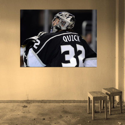 Jonathan Quick Goaltender Hockey Sport Wall Art Print Poster