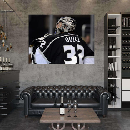 Jonathan Quick Goaltender Hockey Sport Wall Art Print Poster