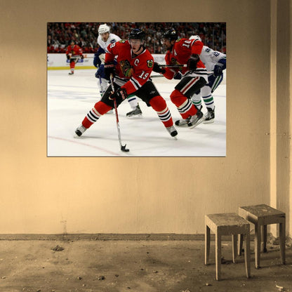 Jonathan Toews Hockey Sport Wall Art Print Poster