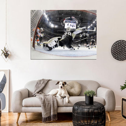 Marc Andre Goaltender Fleury Hockey Sport Wall Art Print Poster