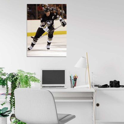 Mario Lemieux Hockey Sport Wall Art Print Poster