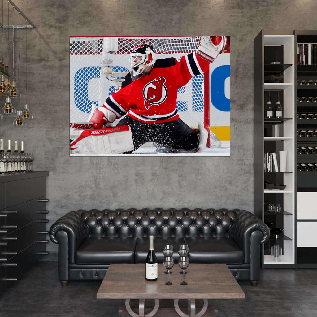 Martin Brodeur Goaltender Hockey Sport Wall Art Print Poster