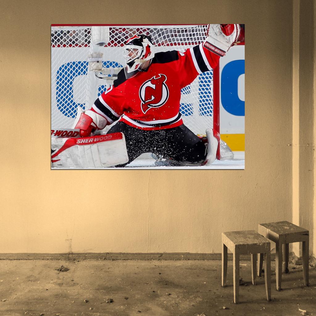 Martin Brodeur Goaltender Hockey Sport Wall Art Print Poster