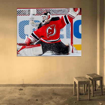 Martin Brodeur Goaltender Hockey Sport Wall Art Print Poster