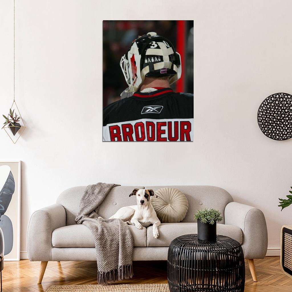 Martin Brodeur Goaltender Hockey Sport Wall Art Print Poster