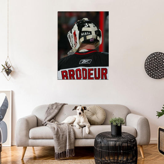 Martin Brodeur Goaltender Hockey Sport Wall Art Print Poster