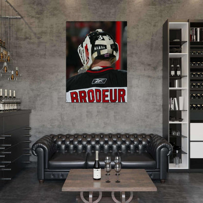 Martin Brodeur Goaltender Hockey Sport Wall Art Print Poster