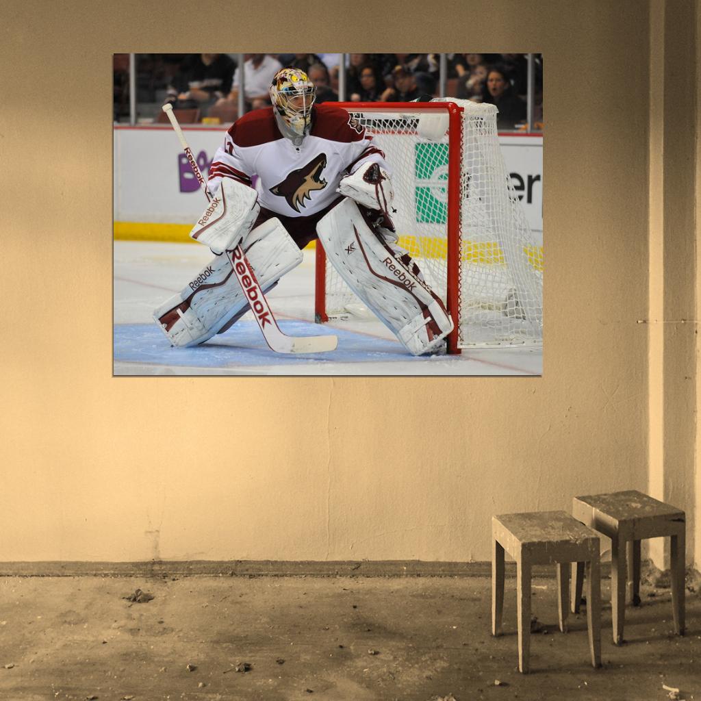 Mike Smith Phoenix Coyotes Goaltender Hockey Sport Wall Art Print Poster