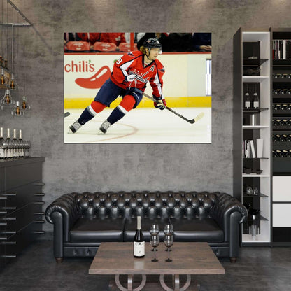 Nicklas Backstrom Hockey Sport Wall Art Print Poster