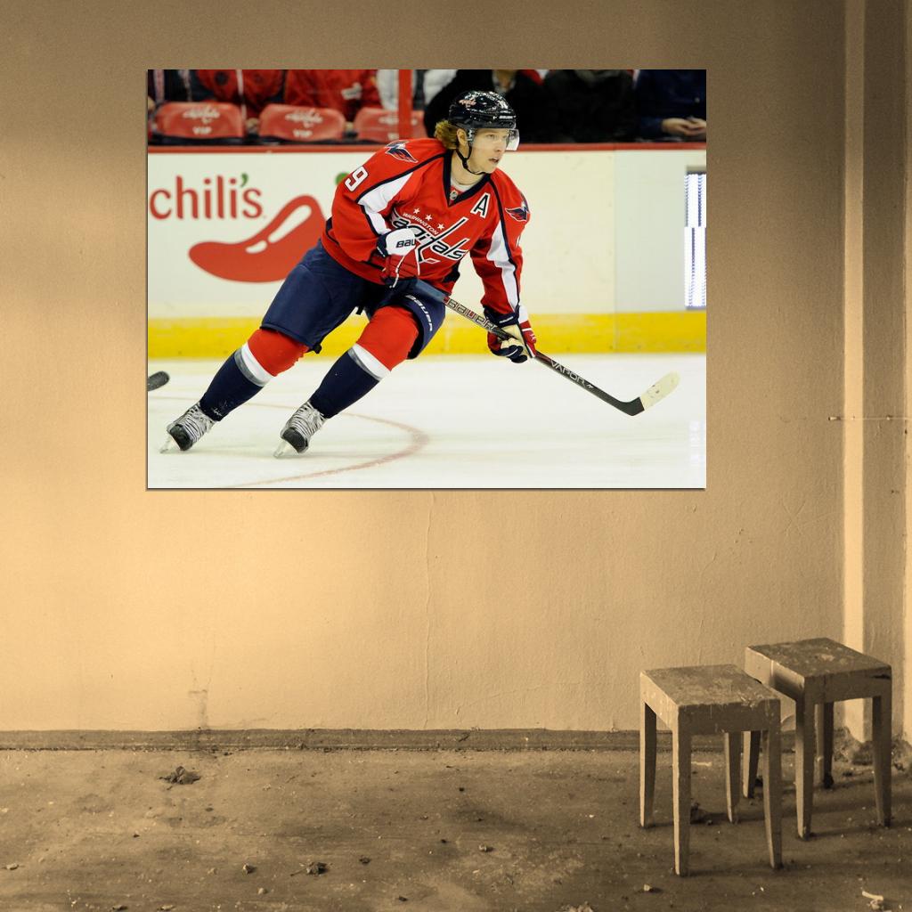 Nicklas Backstrom Hockey Sport Wall Art Print Poster