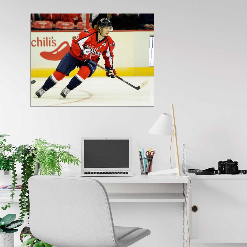 Nicklas Backstrom Hockey Sport Wall Art Print Poster