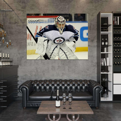 Ondrej Pavelec Goaltender Hockey Sport Wall Art Print Poster