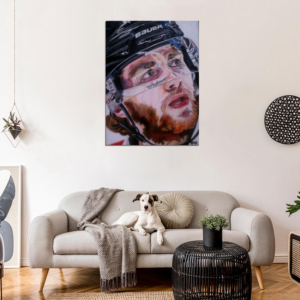 Patrick Kane Painting Art Hockey Sport Wall Art Print Poster