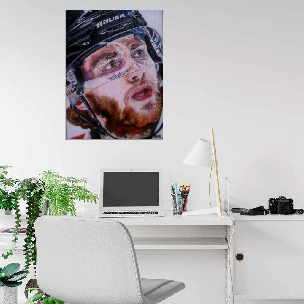 Patrick Kane Painting Art Hockey Sport Wall Art Print Poster