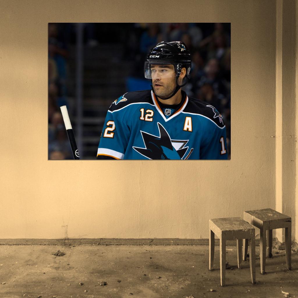 Patrick Marleau Hockey Sport Wall Art Print Poster