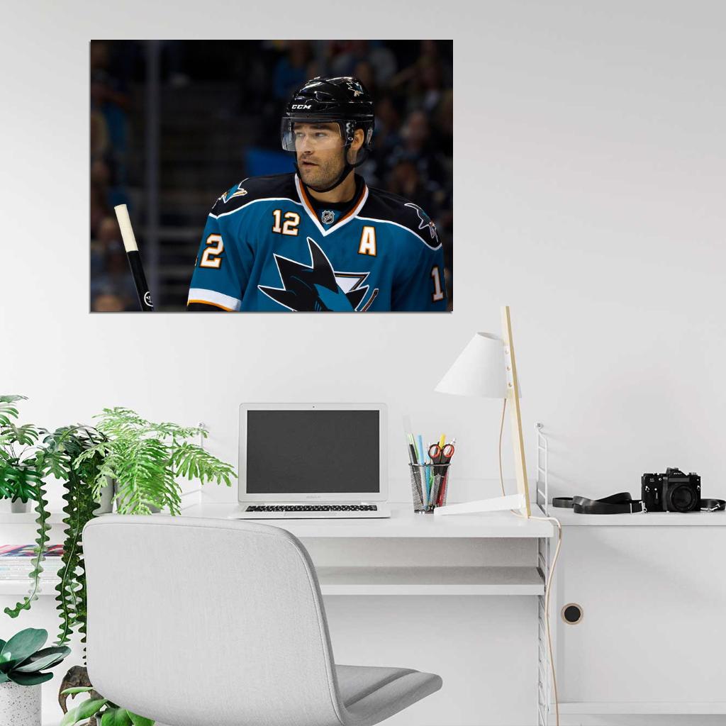 Patrick Marleau Hockey Sport Wall Art Print Poster
