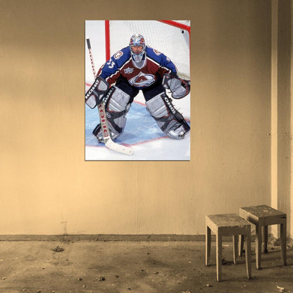 Patrick Roy Goaltender Hockey Sport Wall Art Print Poster