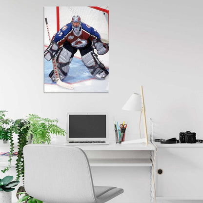 Patrick Roy Goaltender Hockey Sport Wall Art Print Poster