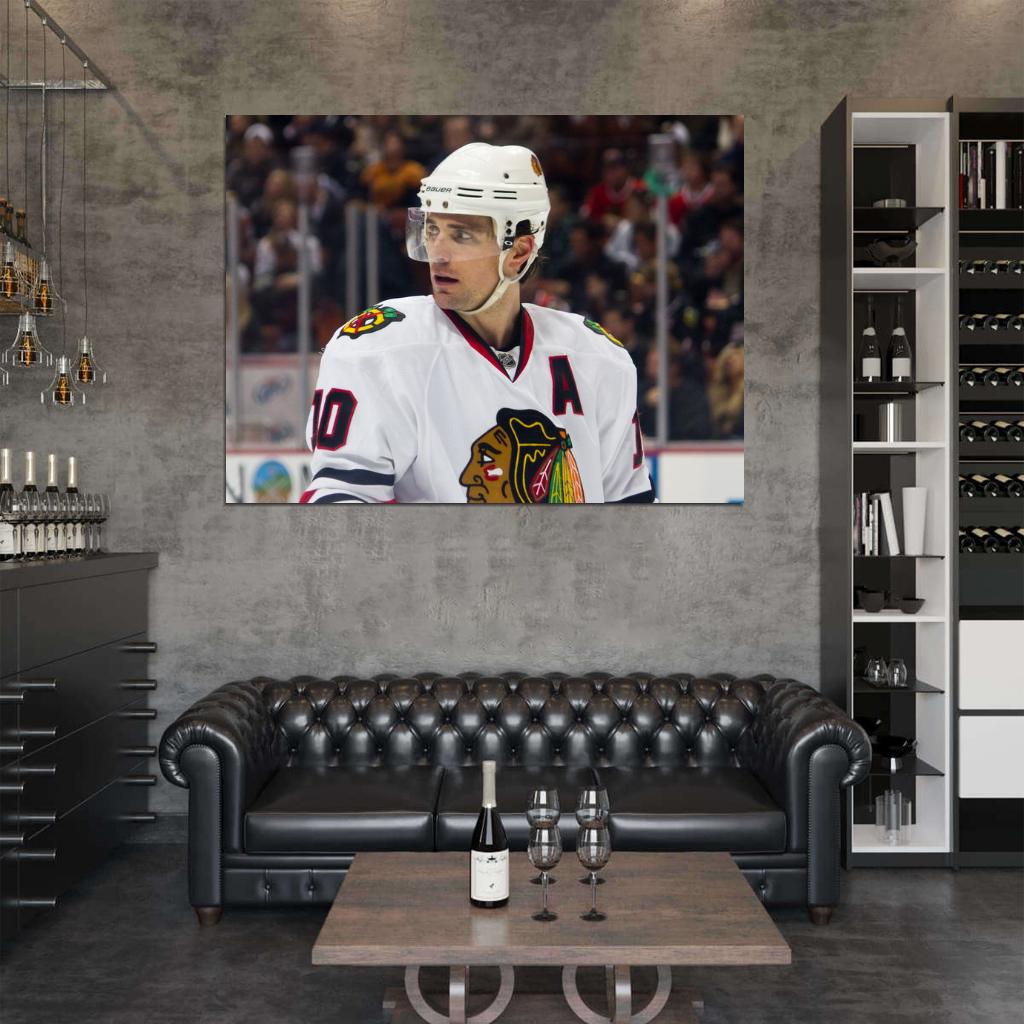 Patrick Sharp Hockey Sport Wall Art Print Poster