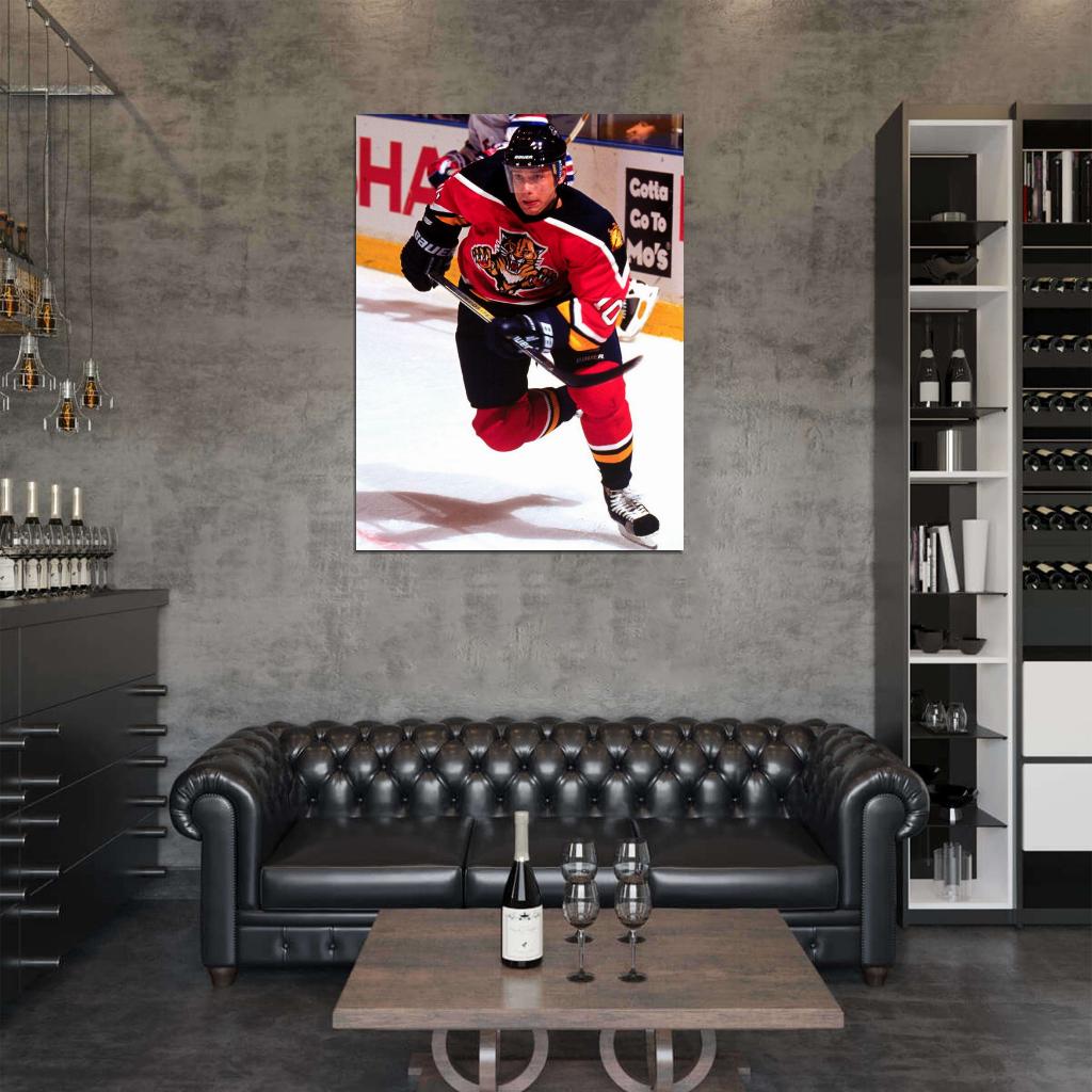 Pavel Bure Hockey Sport Wall Art Print Poster